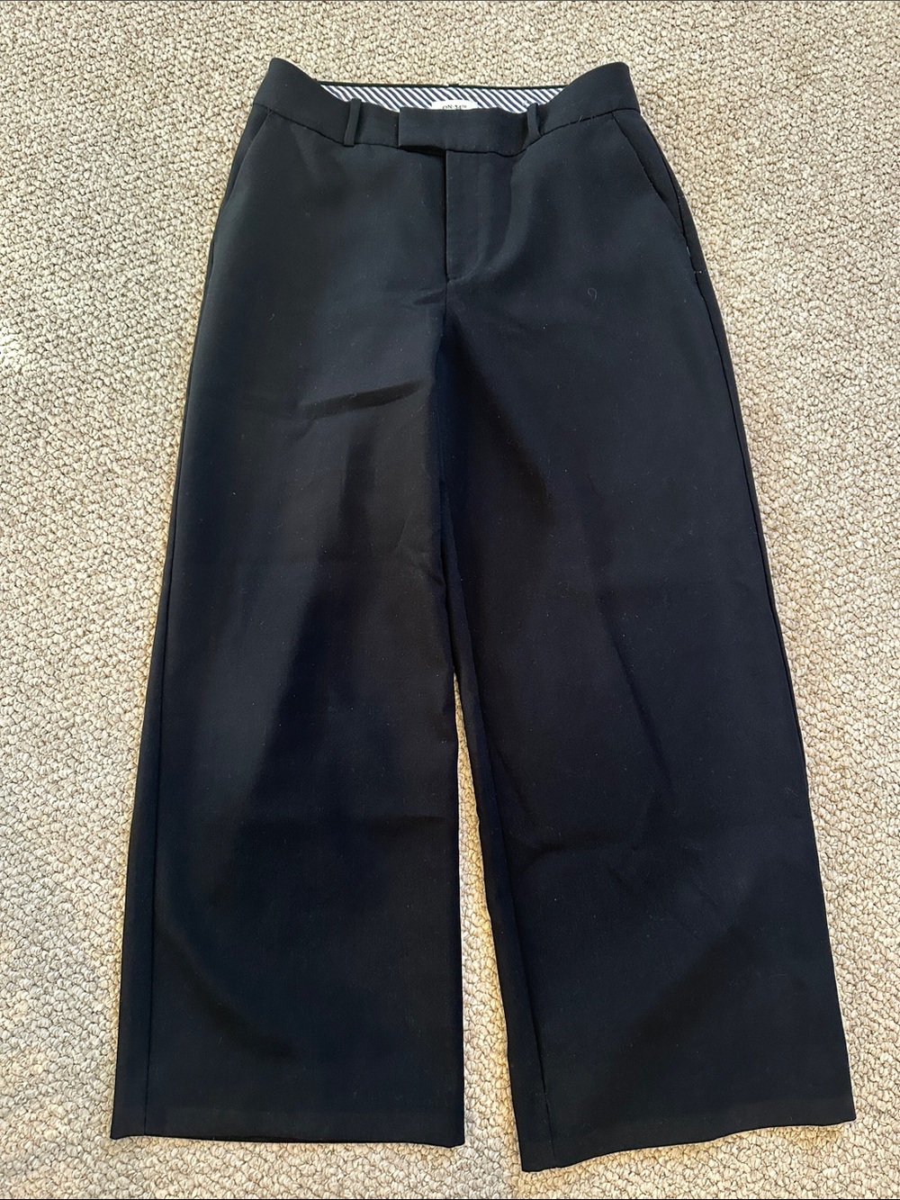 BOGO FREE ON·34TH Black Wide Leg Trousers